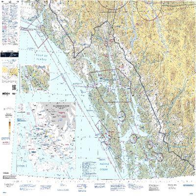 FAA Chart: VFR Sectional Juneau SJUN (Current Edition)
