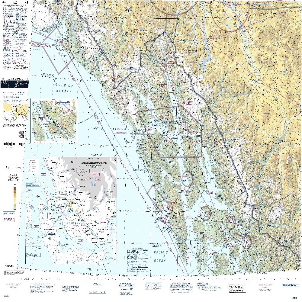 FAA Chart: VFR Sectional Juneau SJUN (Current Edition)