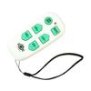 Universal Big Button TV Remote - EasyMote | DT-R08W. Backlit, Easy Use, Smart, Learning Television & Cable Box Controller, Perfect for Assisted Living Elderly Care. White TV Remote Control view 1
