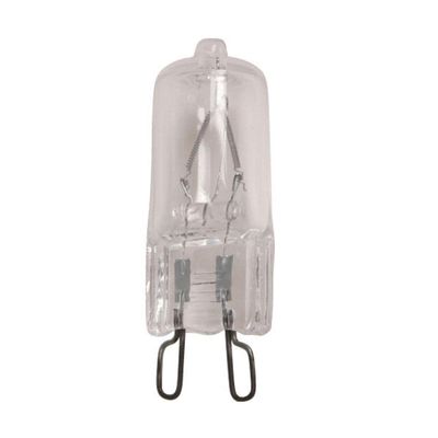 SATCO S4641 40 Watt 120 Volt; Halogen Light Bulb; T4; Clear; 2000 Average Rated Hours; 500 Lumens; G9 Double Loop Base (10 Halogen Light Bulbs)