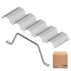 ICC 5" Metal Cable Management D-Ring, 100-Pack  Horizontal & Vertical Wall Cable Organizer, Cable Hanger & Wire Loop for Structured Wiring view 1