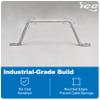 ICC 5" Metal Cable Management D-Ring, 100-Pack  Horizontal & Vertical Wall Cable Organizer, Cable Hanger & Wire Loop for Structured Wiring view 2