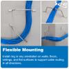 ICC 5" Metal Cable Management D-Ring, 100-Pack  Horizontal & Vertical Wall Cable Organizer, Cable Hanger & Wire Loop for Structured Wiring view 4