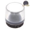 Adsamm LG-F-TR-18-16 LG-F-TR-18 16 x Chair Leg Caps with Felt, Transparent, Diameter 17-18 mm view 3