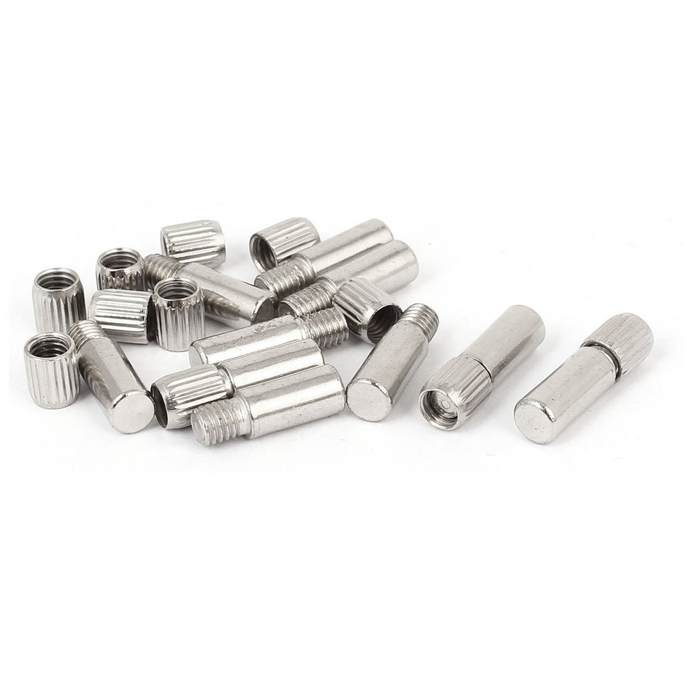 uxcell Cupboard Cabinet 9mm Dia Pin Shelves Supporter Holder Shelf Support 10pcs