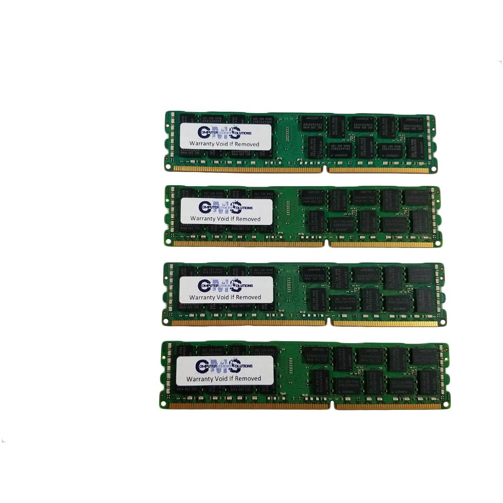 CMS 32GB (4X8GB) DDR3 10600 1333MHZ ECC Registered DIMM Memory Ram Compatible with HP/Compaq Proliant Dl360E Gen8 (G8) Ecc Reg for Server Only - B103