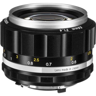 Voigtlander Nokton 58mm f/1.4 SL II S Ai-S Lens, Silver
