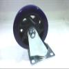 Set of Four 4" Heavy Duty Swivel Casters, 4" Blue Wheels view 3