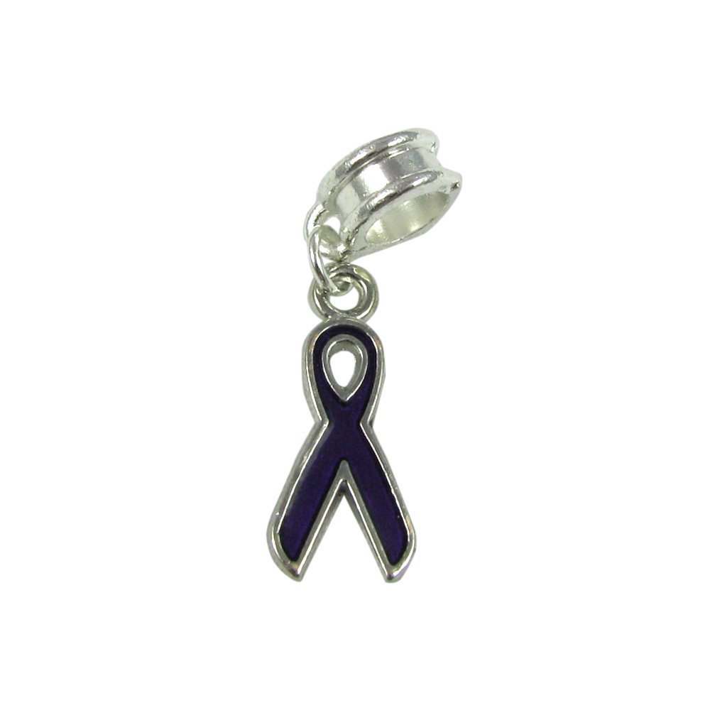 Universal Purple Ribbon Awareness Charm