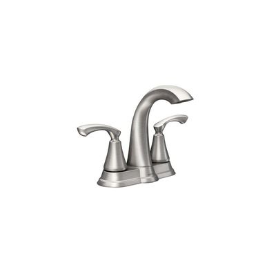Moen WS84876SRN Tiffin Two-Handle High Arc Bathroom Faucet, Spot Resist Brushed Nickel