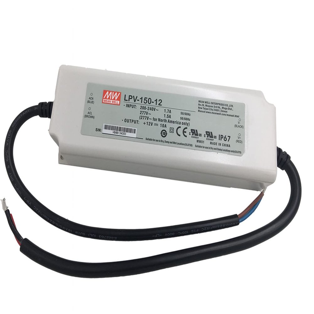 MEAN WELL LPV-150-12 Single Output 120W 12V 10A Power Source Power Supply