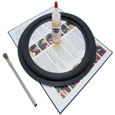 Paradigm 10" Speaker Foam Surround Edge Repair Kit - 1 Speaker Kit - Compatible with Paradigm PDR-10, PDR-10, PS1000, PS-1000, PS-1000 v.3, Many More