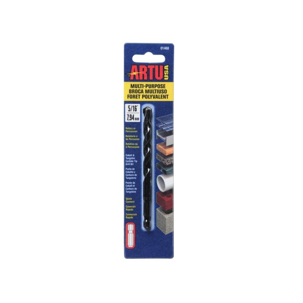 Artu - 5/16In Quick Connect Multi-Purpose Drill Bit