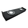 American Sound Connection FTB2X10-15CREW Compatible with Ford F150 Super Crew 2015-2025 Dual 10" Sub Box Enclosure and HA-F104 Car Stereo Flatline Series 10" Sub 700W Single 4 Ohm Subwoofer view 1
