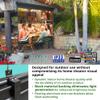 Elite Screens Yard Master Electric, 100-INCH Outdoor Motorized Projector Screen Rain Water Protection Remote Control 8K 4K Ultra HD 3D Movie Screen Theater Gaming, OMS100H-ELECTRIC view 3