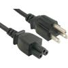 ENET SOLUTIONS 5-15P to C5 3Ft Black Laptop Power Cord view 1
