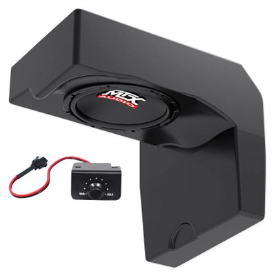 10" 500w Powered Under-Seat MTX Subwoofer+Enclosure for 2014-17 Polaris Ranger