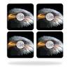 MightySkins Skin Compatible with Tile Slim Key Finder (4 Pack) wrap Cover Sticker Skins Eagle Eye
