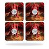 MightySkins Skin Compatible with Tile Slim Key Finder (4 Pack) wrap Cover Sticker Skins Angry Dragon view 1