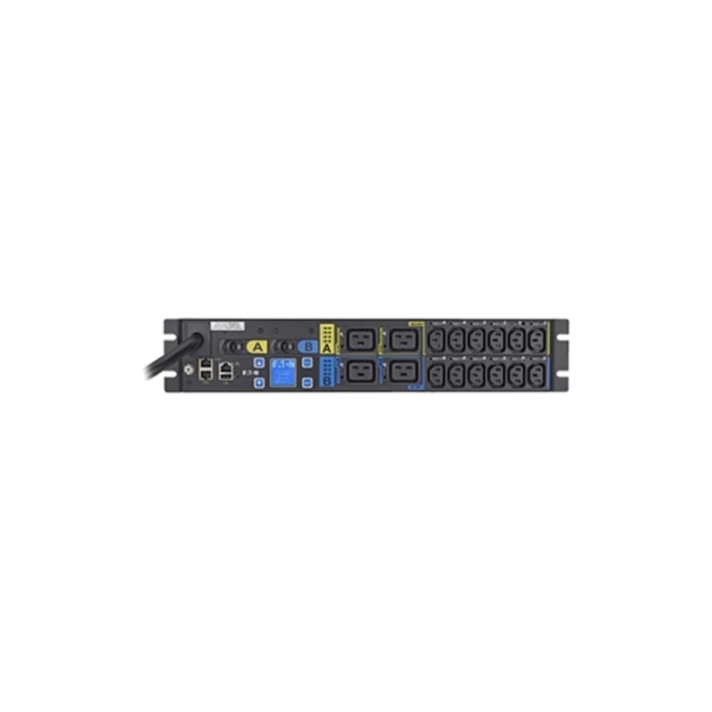 Eaton Electrical - EMAU06-10 - Eaton ePDU Managed 16-Outlet PDU - NEMA L6-30P - 12 x IEC 320-C13, 4 x IEC 320-C19 - 230 V AC - 5.76 kVA - Network (RJ-45) - 2U - Horizontal Rackmount