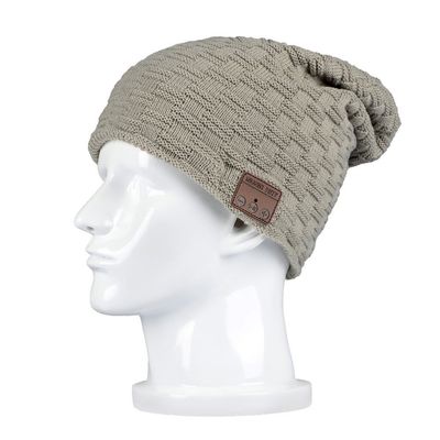 BearsFire Wireless Music Beanie Hat with Bluetooth Headphones Earphone Speaker Winter Warm Knit Hats Skull Cap for Men Women