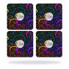 MightySkins Skin Compatible with Tile Slim Key Finder (4 Pack) wrap Cover Sticker Skins Color Swirls view 1