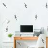 High Voltage Wall Decal Set- Lightning Bolt Decals by Chromantics (Grey) view 1