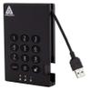 Apricorn 4TB Aegis Padlock USB 3.0 SSD 256-Bit Encrypted Portable Drive (A25-3PL256-S4000) view 1
