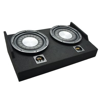 Harmony Audio HA-F104 Compatible with 2015-2025 Ford F-150 Super Cab Car Stereo Flatline Series 10" Sub 700W Single 4 Ohm Subwoofer and FTB2X10-15EXTCAB Dual 10" Sub Box Subwoofer Enclosure