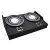 Harmony Audio HA-F104 Compatible with 2015-2025 Ford F-150 Super Cab Car Stereo Flatline Series 10" Sub 700W Single 4 Ohm Subwoofer and FTB2X10-15EXTCAB Dual 10" Sub Box Subwoofer Enclosure view 1
