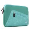 Kroo 9" Neoprene Tablet Sleeve with Front Zipper Pocket for Tablet and E-Readers, Green (ND09VXG1) view 1