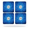 MightySkins Skin Compatible with Tile Slim Key Finder (4 Pack) wrap Cover Sticker Skins Blue Retro view 1