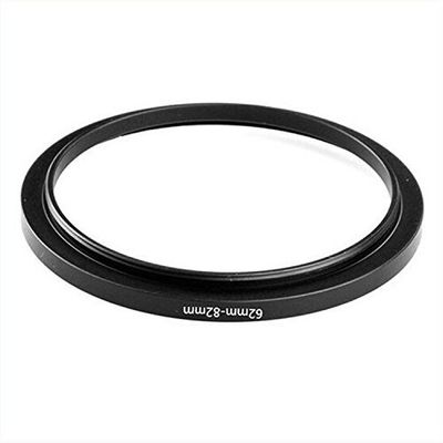 NinoLite 62mm to 82mm Camera Lens Aluminum Alloy Adapter Ring (Step-Up Ring)