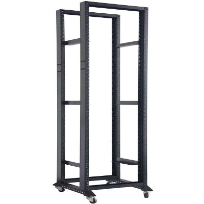 RAISING ELECTRONICS 42U Open Frame Data Network Server Rack 1000MM Deep 4 Post 1Pair of L-Rails