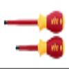 Wiha 33532 2 Piece Insulated Slotted and Phillips Screwdriver Set view 1