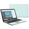 MightySkins Skin Compatible with Asus VivoBook X540SA X540LA 15.6" wrap Cover Sticker Skins Aqua Chevron view 1