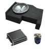Harmony Audio HA-R124 Compatible with Chevy Silverado Crew Cab 2014-2018 Rhythm Series,46CXA4001 Class D Mono 800W Peak Amp and GM1X12-CREW14UP Single 12" Sub Box Enclosure view 1