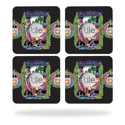 MightySkins Skin Compatible with Tile Slim Key Finder (4 Pack) wrap Cover Sticker Skins Brainwashed