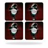 MightySkins Skin Compatible with Tile Slim Key Finder (4 Pack) wrap Cover Sticker Skins Wicked Skull view 1