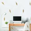 High Voltage Wall Decal Set- Lightning Bolt Decals by Chromantics (Gold) view 1