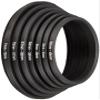 NinoLite 7 Pack Step Down Rings for Camera Lens Aluminum Alloy Adapter Ring Set view 1
