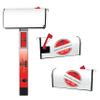 Texas Tech Red Raiders Magnetic Mailbox Cover 2-Pack Mailbox Post Cover Officially Licensed Collegiate Product view 1