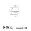 Touchaqua G1/ 4 Inch Hard Tube Outer Diameter 16mm Fitting Fastener (Clean) TA-TFH1622-GN view 4
