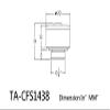 Touchaqua G1/ 4 inch Soft Tube Fitting Compression-ID 1/4"ID 3/8" (Rose Gold) TA-CFS1438-RG view 4