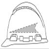 3M H-700 Cap Style and H-800 Full Brim Series Hard Hat Scotchlite Reflective Striping Kit H-SR-S, 20 Each Sets Three Pieces of Reflective in an Envelope view 3