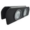 American Sound Connection 2X10FORD-15UP-MSTNG Compatible with Ford Mustang Coupe 2015-2023 Dual 10" Custom Sub Box and HA-R104 Rhythm Series view 1