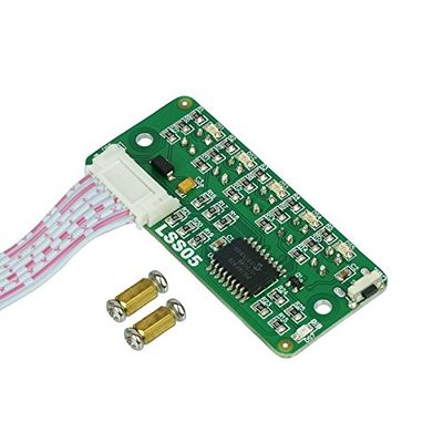 Auto-Calibrating IR Line Sensor with 5 IR sensors for Dark or Light Colored line