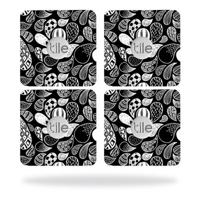 MightySkins Skin Compatible with Tile Slim Key Finder (4 Pack) wrap Cover Sticker Skins Drops