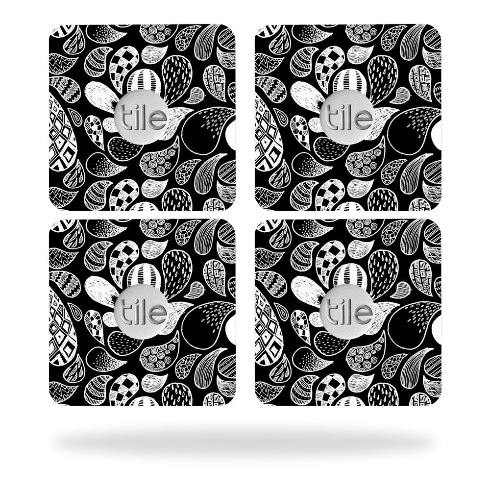 MightySkins Skin Compatible with Tile Slim Key Finder (4 Pack) wrap Cover Sticker Skins Drops