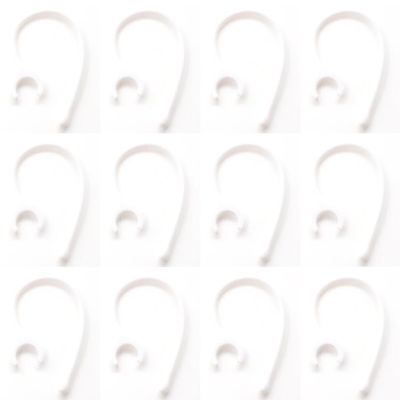 10 Pcs Black EarHook for Samsung HM6000 HM1900 HM3000 HM1600 HM1300 & 1 Free White EarHook